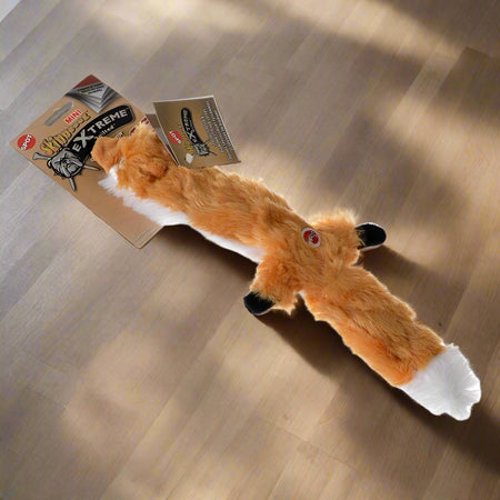 Skinneeez Extreme Quilted Fox Dog Toy - 14’’ - Skinneeez