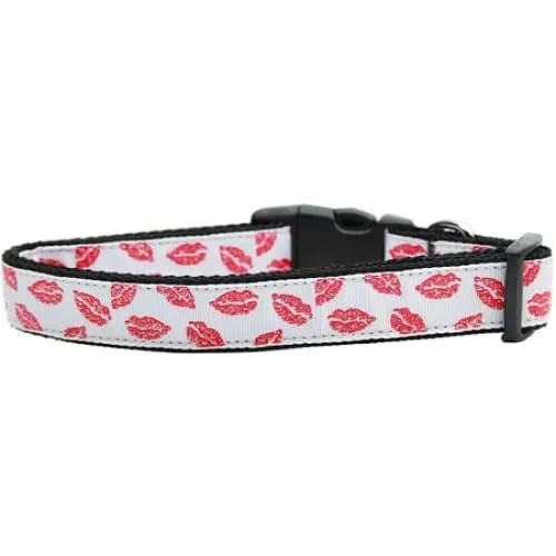 Sparkling Smooches Nylon Cat Collar - Cat Collars - Classic