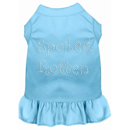 Spoiled Rotten Rhinestone Pet Dress - Pet Dress