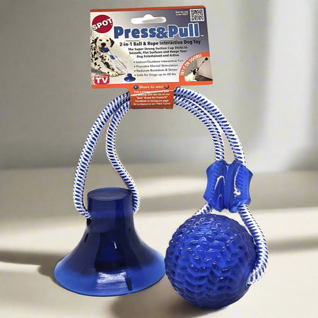 Spot Press and Pull Interactive Dog Toy - Press and Pull