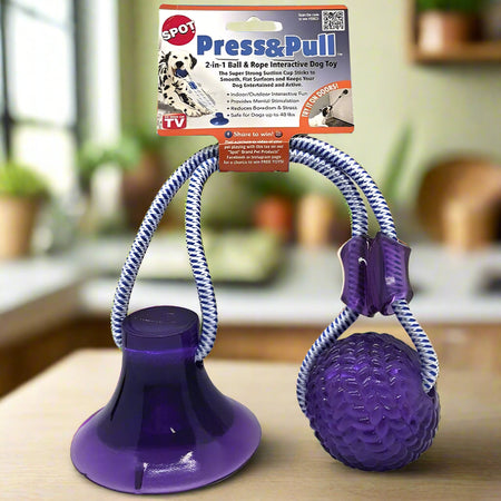 Spot Press and Pull Interactive Dog Toy - Press and Pull