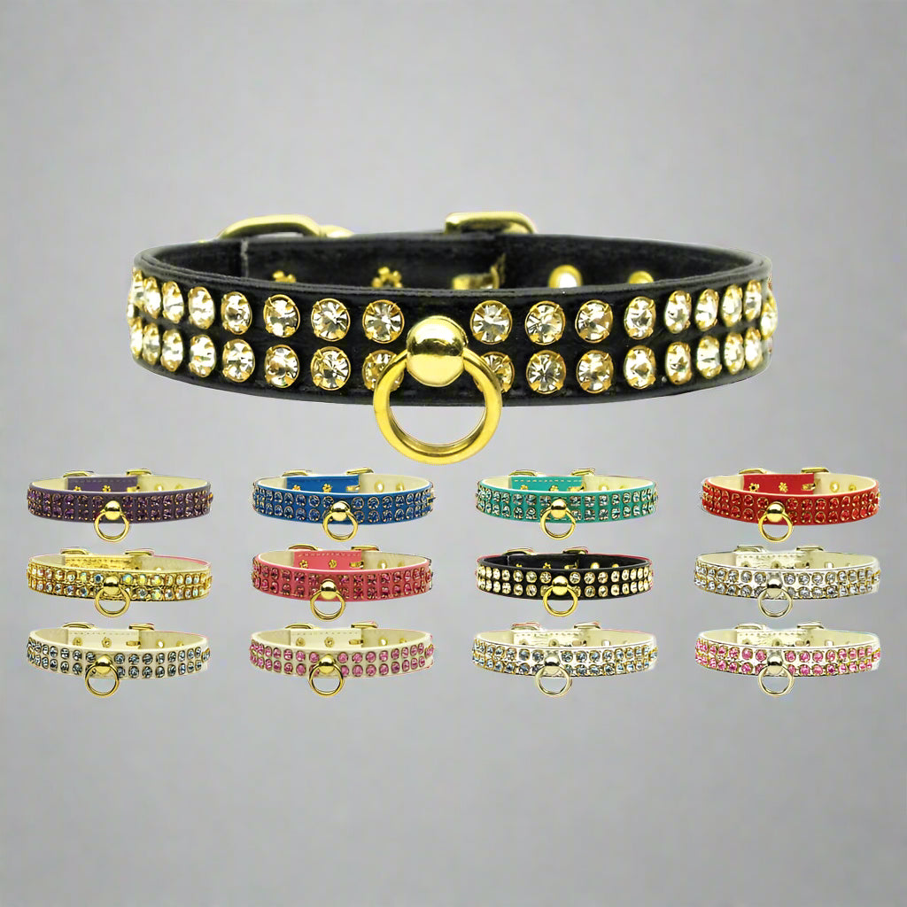 Swank Rhinestone Dog Collars - Dog Collars - Jeweled