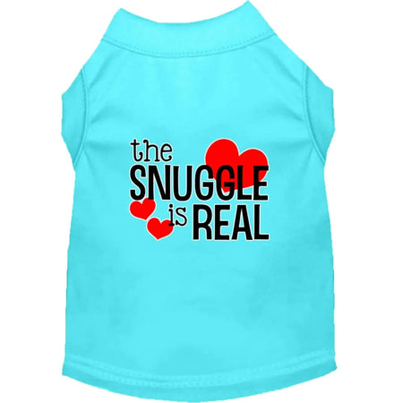 The Snuggle Is Real Dog Shirt - Pet Shirt