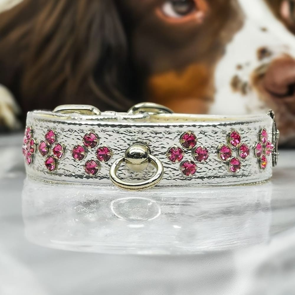 Tiara Rhinestone Dog Collars - Dog Collars - Jeweled