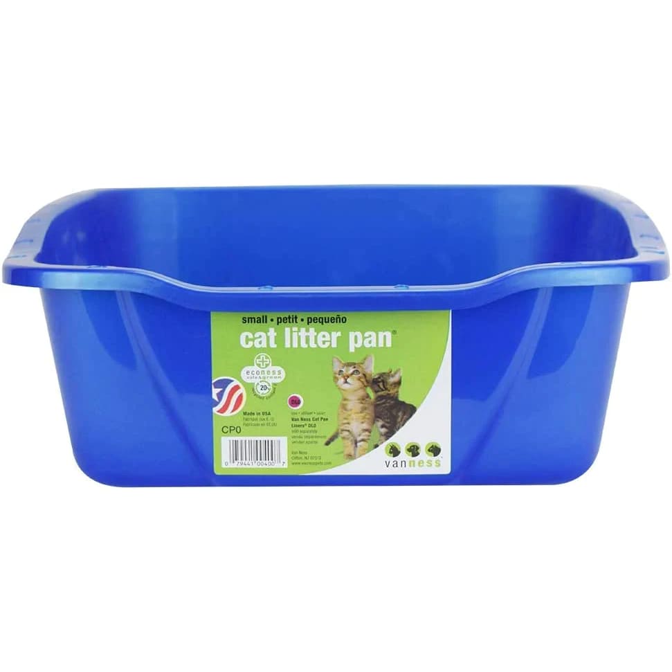 Van Ness Cat Litter Pan with Dip in Front Assorted Colors